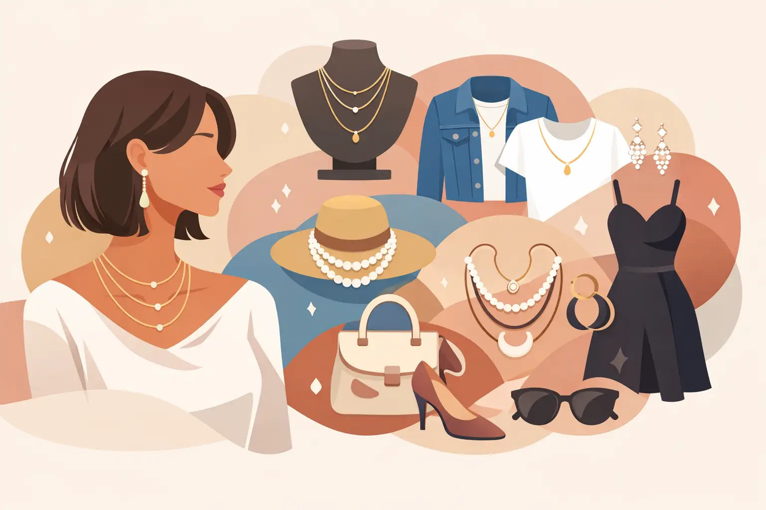 Come scegliere collane fashion per ogni look
