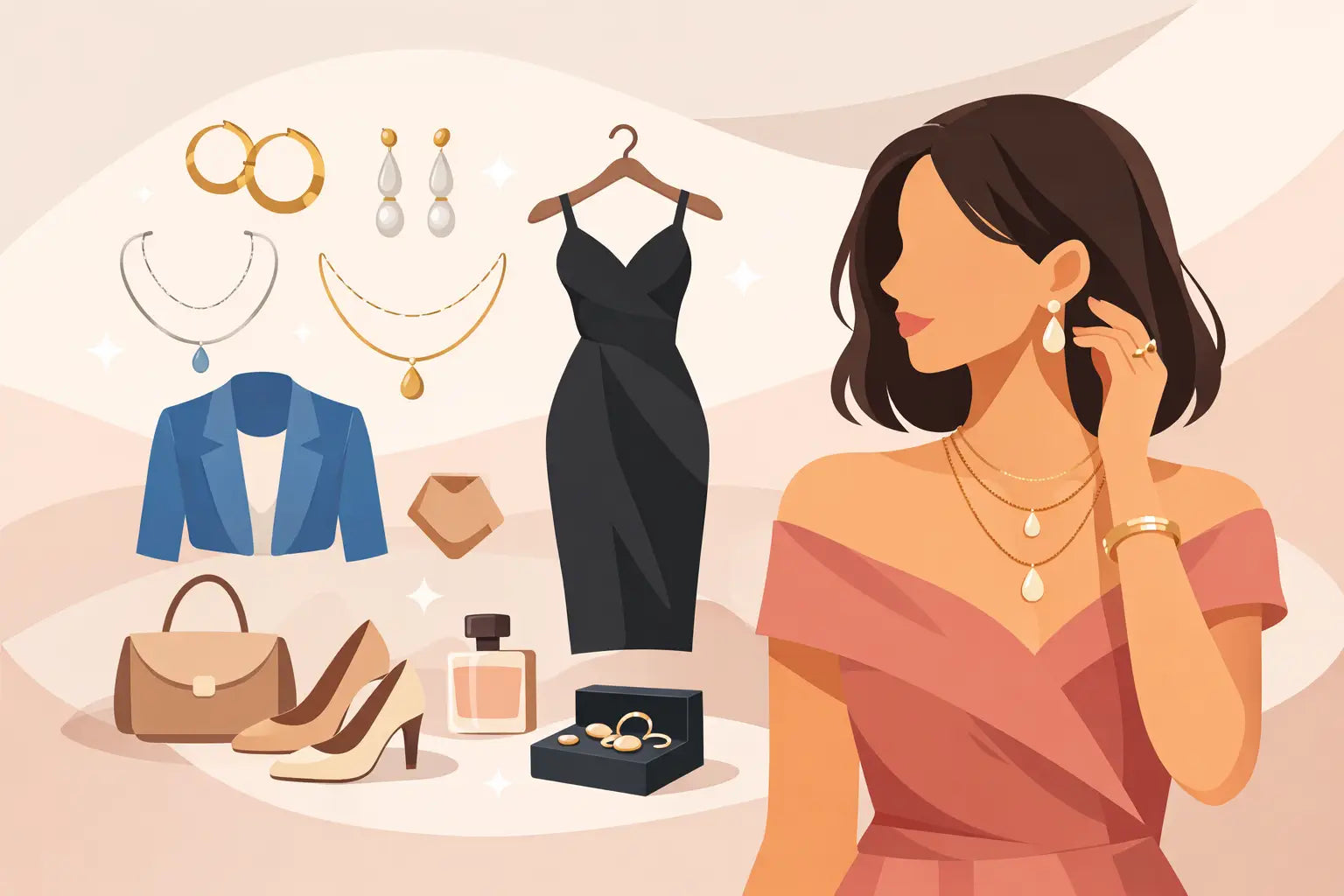 Come abbinare bijoux e vestiti bene