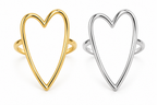 Anello Cuore Outline