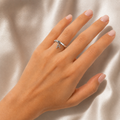 Anello Lettera a Ciondolo Personalizzabile