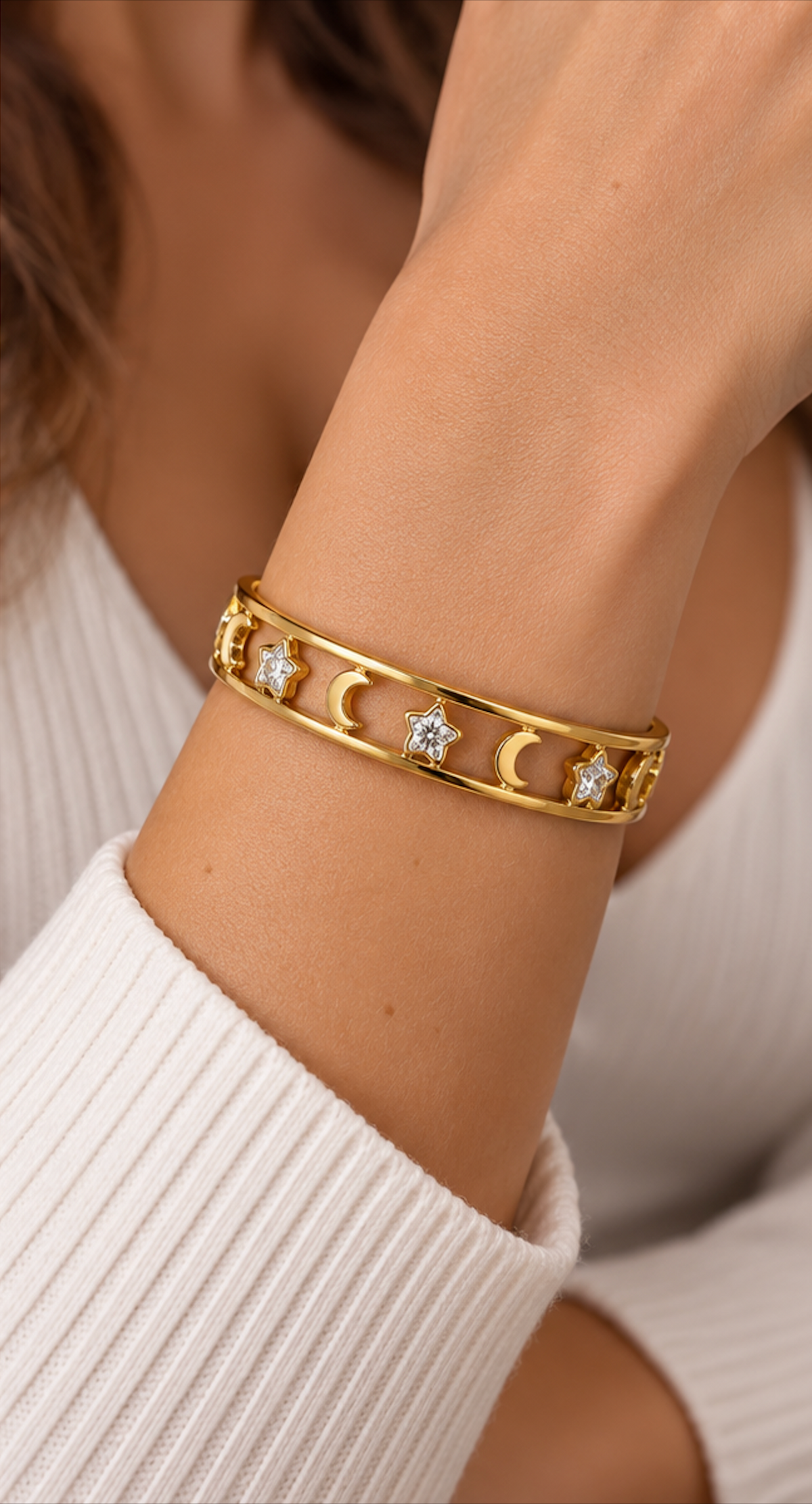Bracciale rigido "Moon"