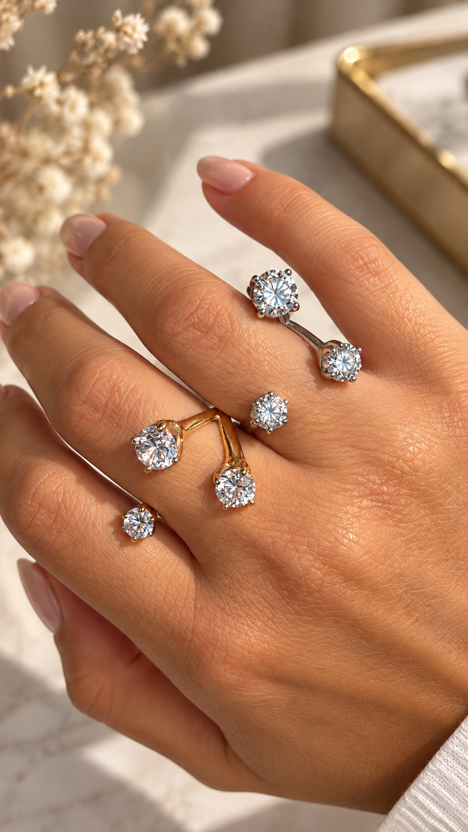 Anello "Stella Cometa"